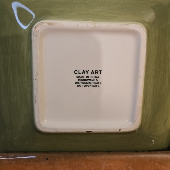 Terra Toscana Clay Art Collection Set of Three Hand-Painted Ceramic Plates Used - Picture 8 of 15